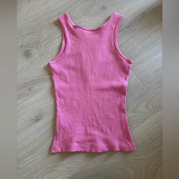 Pink Ruffled tank - Picture 2 of 2